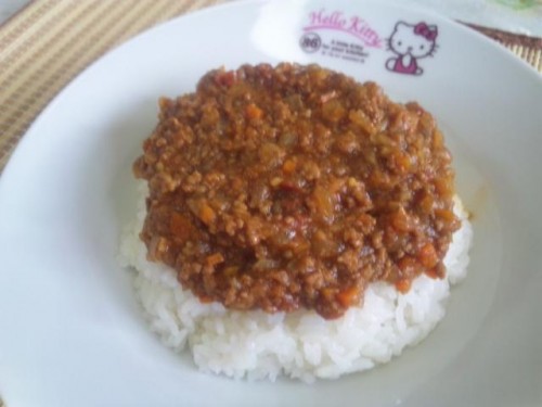 ドライカレーを作ったよ