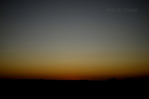 根室でのカメラには収まらない夕焼け