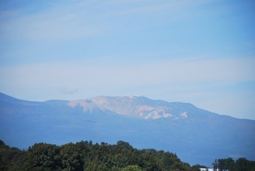 山の雪