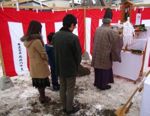 地鎮祭がありました