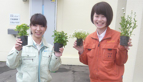 お花を植える会!!始動＼(^o^)/