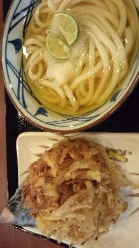 珍しく、外食(*^^*)丸亀製麺さまへ