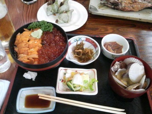 ウニいくら丼♪