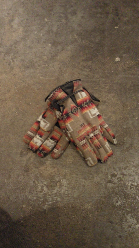 PENDLETON GLOVE W/LEATHER PALM