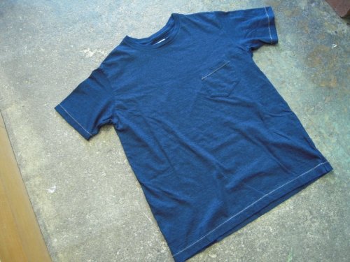 FULLCOUNT INDIGO POCKET TEE