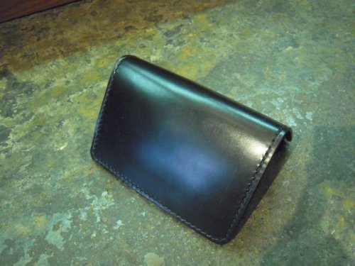 DEER HORN SMITH'S BRIDLE LEATHER MIDDLE WALLET