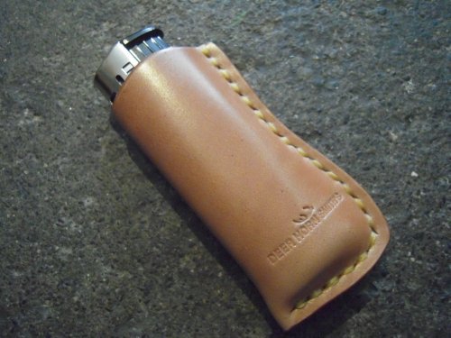 DEER HORN SMITH'S CORDOVAN LIGHTER CASE PLAIN