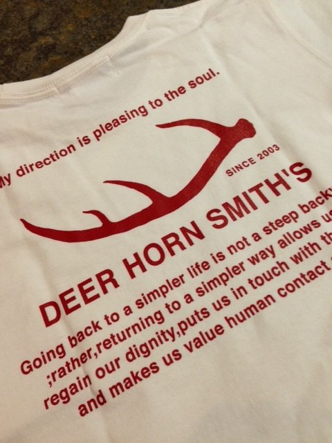 DEER HORN SMITH'S ロゴTシャツ