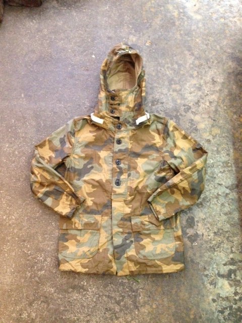 FULLCOUNT USN BACK SATIN CAMO PARKA