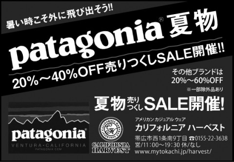 パタゴニア夏物売りつくしSALE!!!!!!