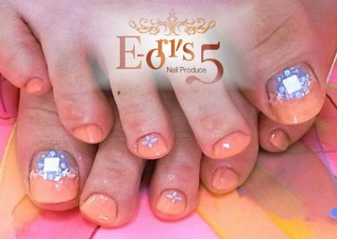 My summer foot nail。