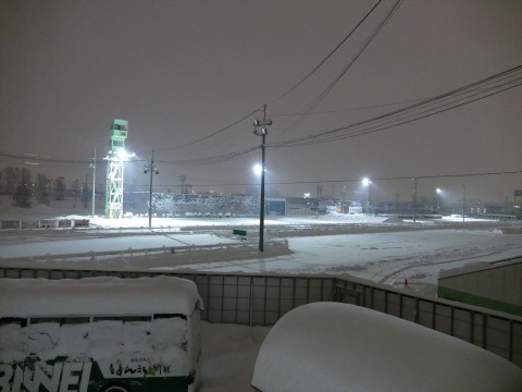 大雪のため、ばんえい競馬中止になった2月29日