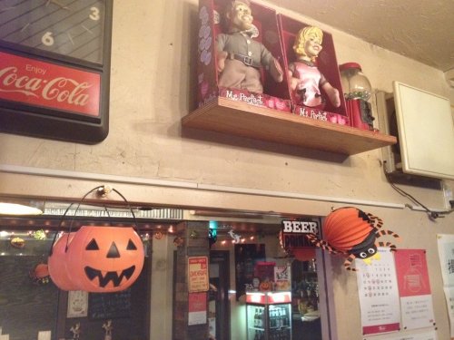 BRONCOの店内はハロウィン一色♪