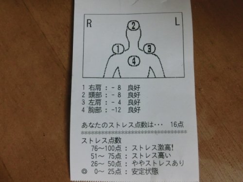 ストレス測定機