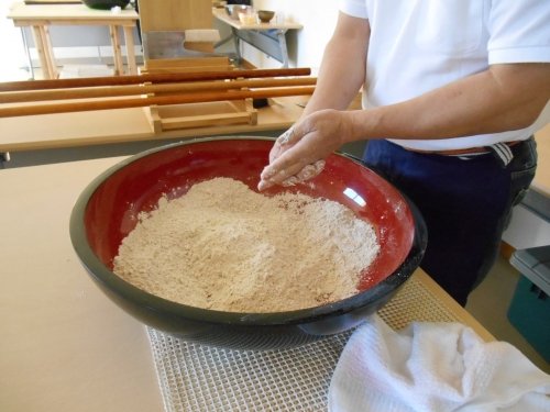 蕎麦打ち！