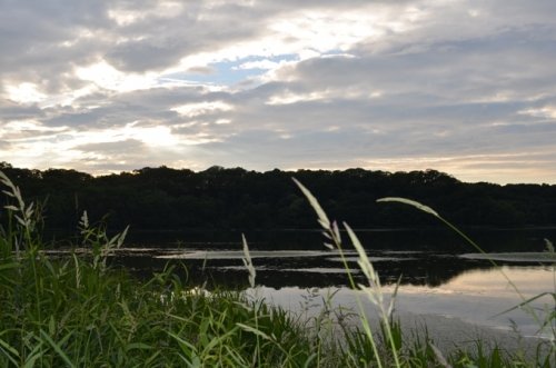 　湖にうつる夕陽がきれいだった～　その弐