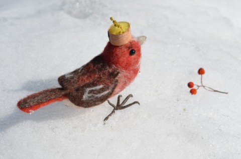 　* 三つの色の　鳥さん　*