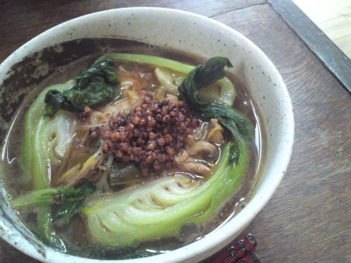 素麺ラーメンとニットカフェ