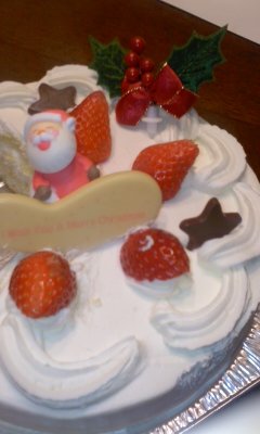 早～いクリスマスケーキ