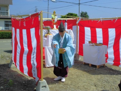 晴天の地鎮祭!!