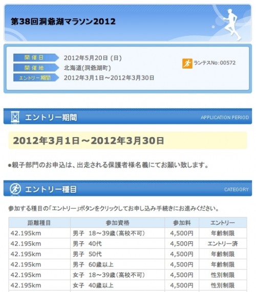 洞爺湖一周は何キロでしょう？「洞爺湖マラソン」