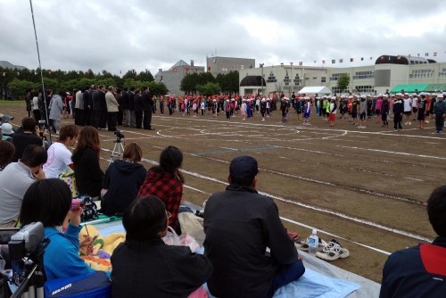 雨に濡れても♪「鹿追小学校第102回大運動会」