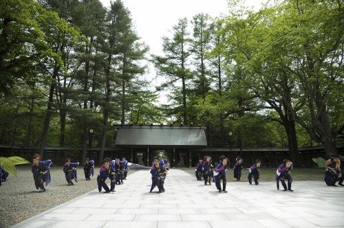 むらむら～帯広神社　安全祈願、演舞奉納♪