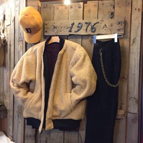 HALHAM リバーシブルMA--1ボアJKT入荷!!