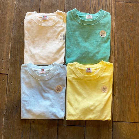 Fruit of the loom ピグメント加工Tシャツ入荷!!