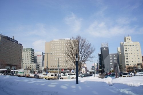 帯広駅周辺の様子（風景）です。