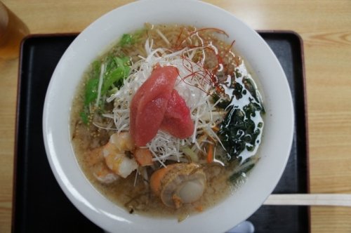 鮨政太田食堂さんの鹿部たらこラーメン（鹿部町）