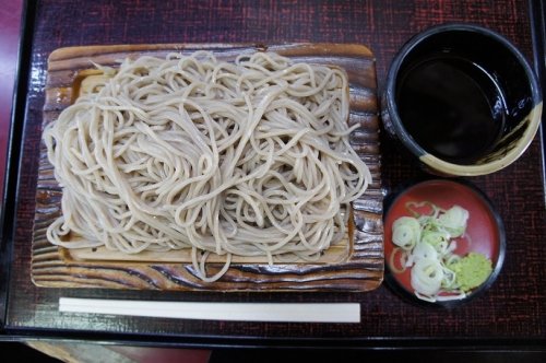 そば処石川屋さんのもりそば（木古内町）