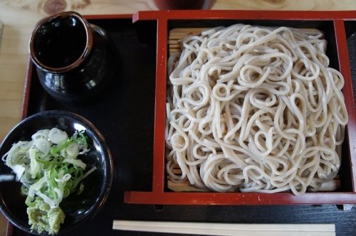 お食事処前井食堂さんのもりそば（厚沢部町）