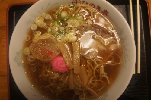 味の里ひのき亭さんのしょう油ラーメン（江差町）