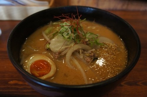 豊富町・ラッキー食堂さんの味噌ラーメン