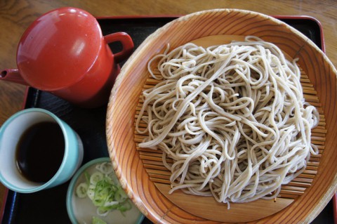 奈井江町・からまつ園本店さんのもりそば