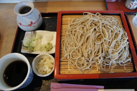 京極町・名水手打ち　一心庵さんのもりそば