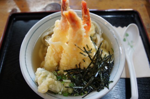 洞爺湖町・岡田屋さんのてんぷらうどん