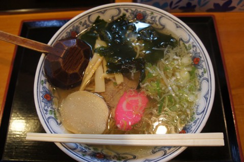 奥尻町・まつや食堂さんの塩ラーメン