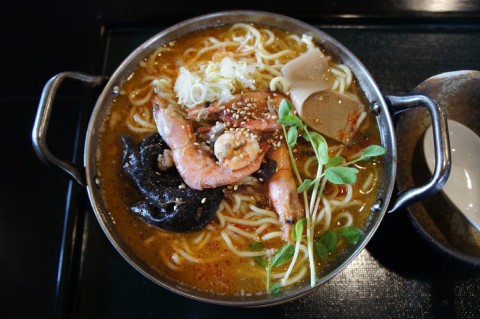 ランチ営業再開～♪　小麦の木さんのXO醤ラーメン