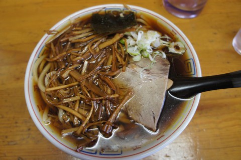 芽室町・三平 坂の上店さんの竹の子ラーメン