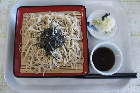 移転オープン!　豊頃町・そば処 食彩 ホタルさんのざるそば