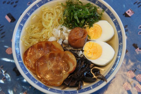 永谷園×藤原製麺の塩ラーメン