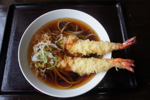 閉店!　芽室町・片のさんの海老天そば