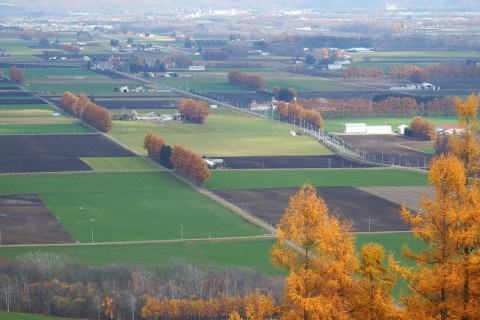 芽室町・新嵐山スカイパーク展望台から