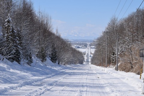 音更メロディーラインの雪景色