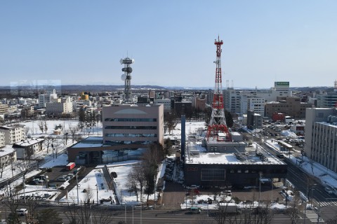 市役所展望ホールから