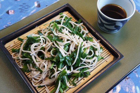 食いしん坊主庵のニラ蕎麦