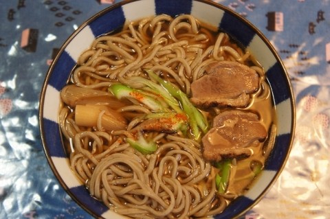 食いしん坊主庵の冷やし鴨蕎麦