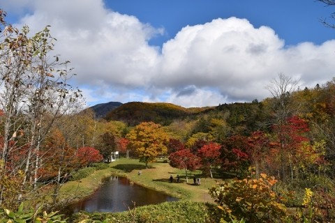 福原山荘の紅葉～♪